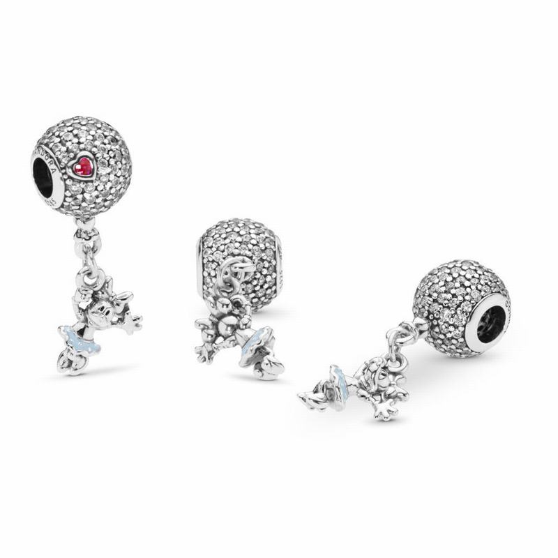 Pandora Australia Disney Floating Minnie Dangle Charm - Sterling Silver | SQVRJH123